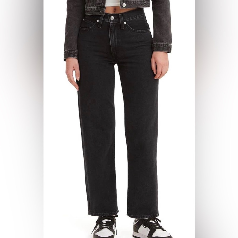 Levi's Women's Black '94 Baggy Jeans - Picture 1 of 8